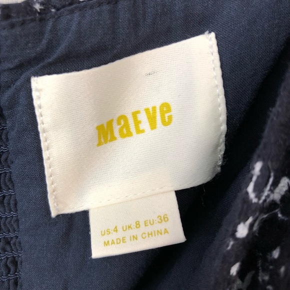 Anthropologie Maeve Lillianne Eyelet Dress Size 4 - Picture 8 of 11